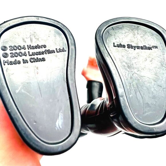 Hasbro Playskool 2004 Luke Sky Walker Darth Vader Action Figures Vintage 9" - Picture 12 of 13
